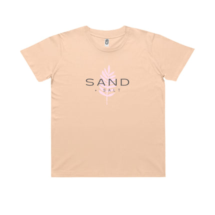 Peach Pink Sand + Salt Kids Tshirt