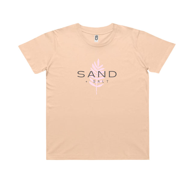 Peach Pink Sand + Salt Kids Tshirt
