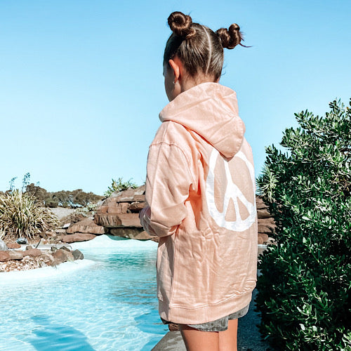 PEACE blush Hoodie