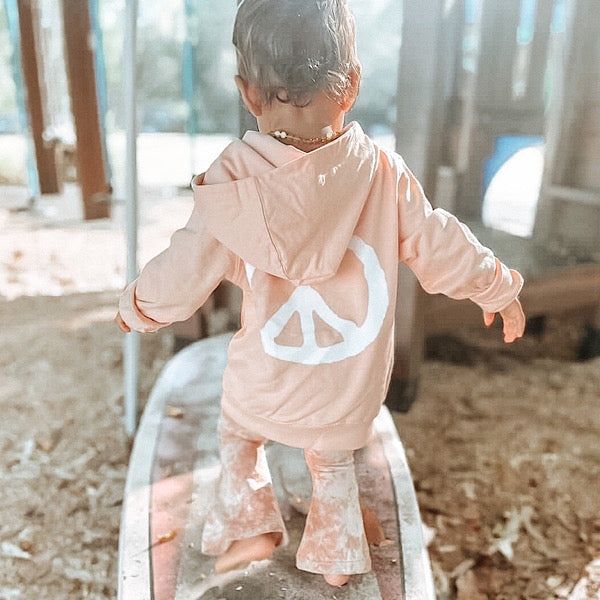 PEACE blush Hoodie