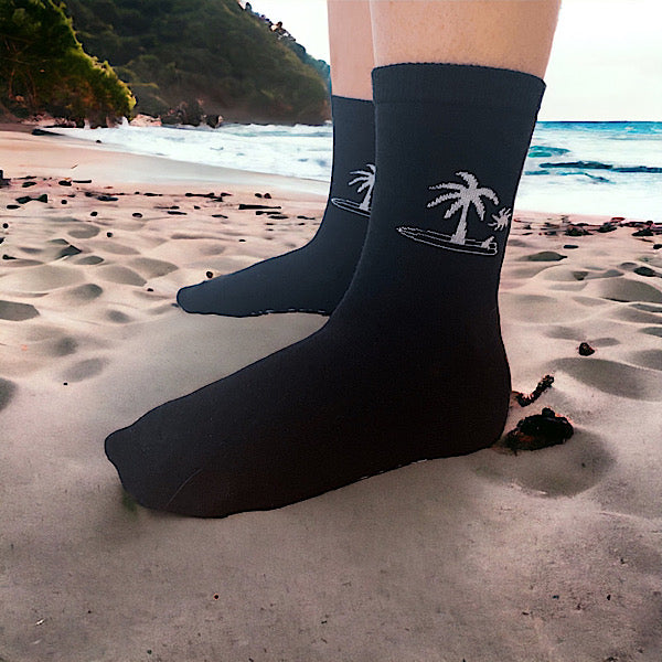 Palm Paradise Unisex Kids Socks