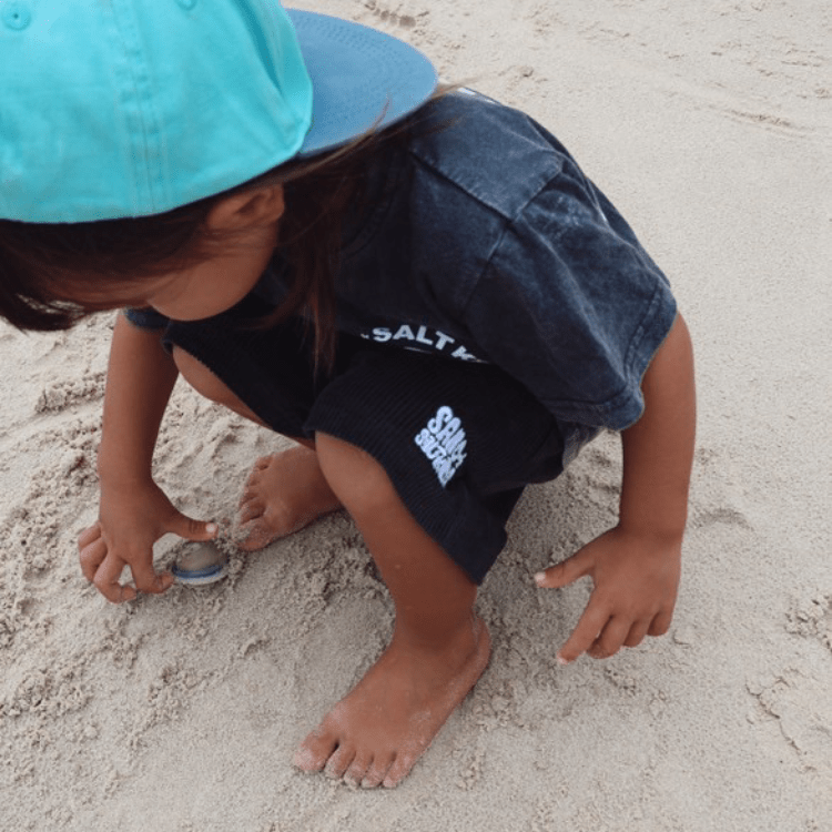 Black Cord Shorts - Kids - SAND N SALT