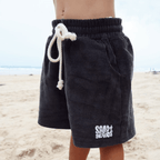 Black Cord Shorts - Kids - SAND N SALT