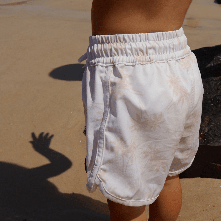 Calm Palm Kids Recycled Boardshorts - SAND N SALT