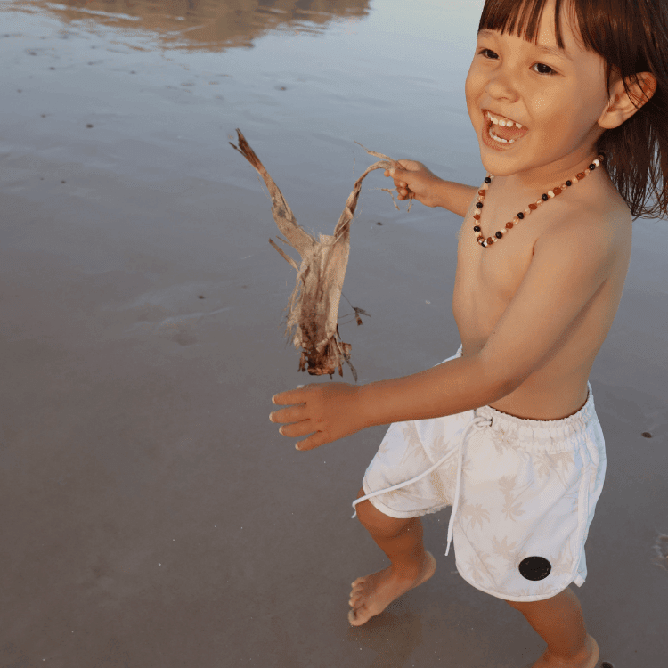 Calm Palm Kids Recycled Boardshorts - SAND N SALT