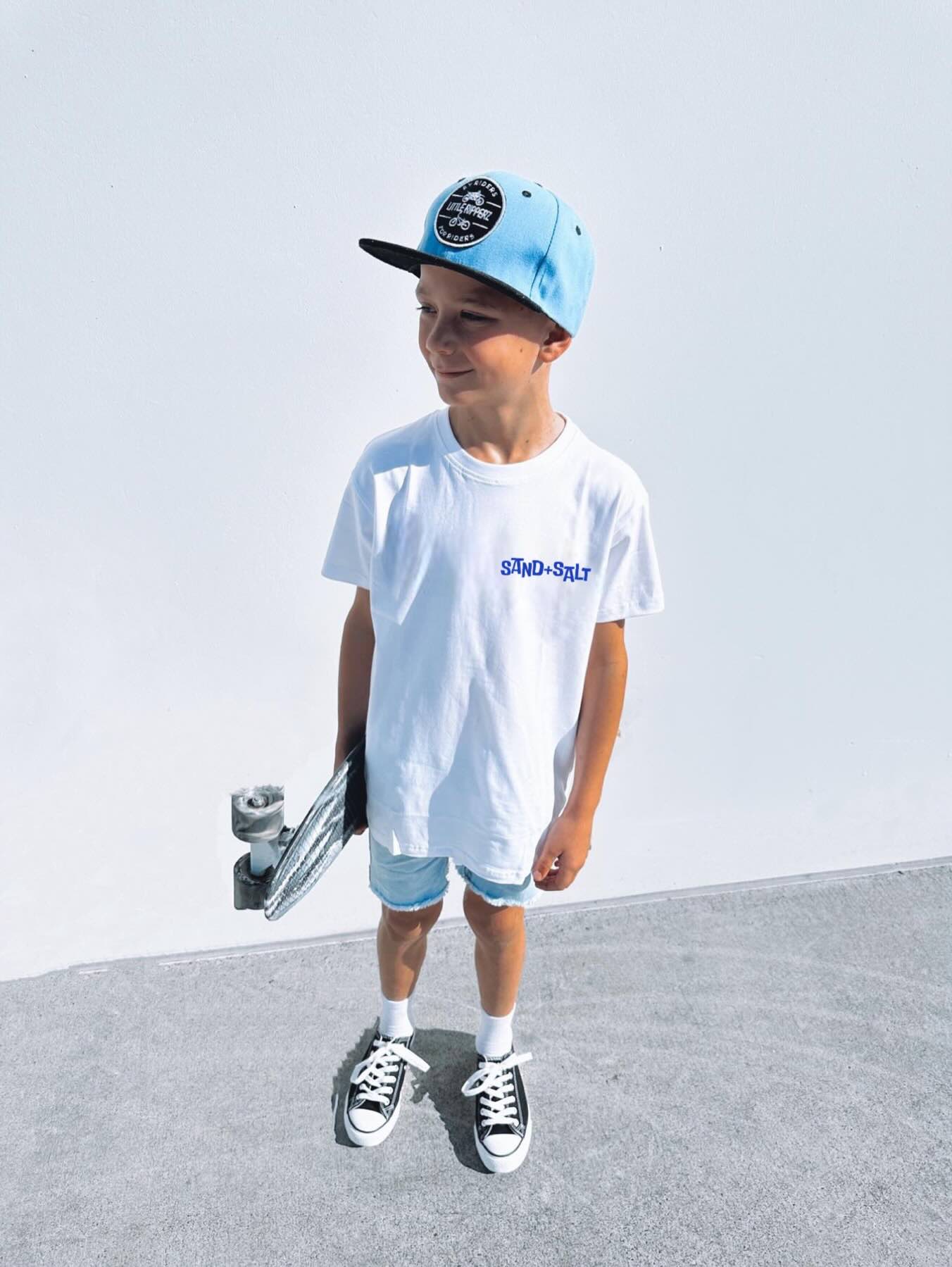 Chasing Waves and Good Energy Kids Tshirt - SAND N SALT