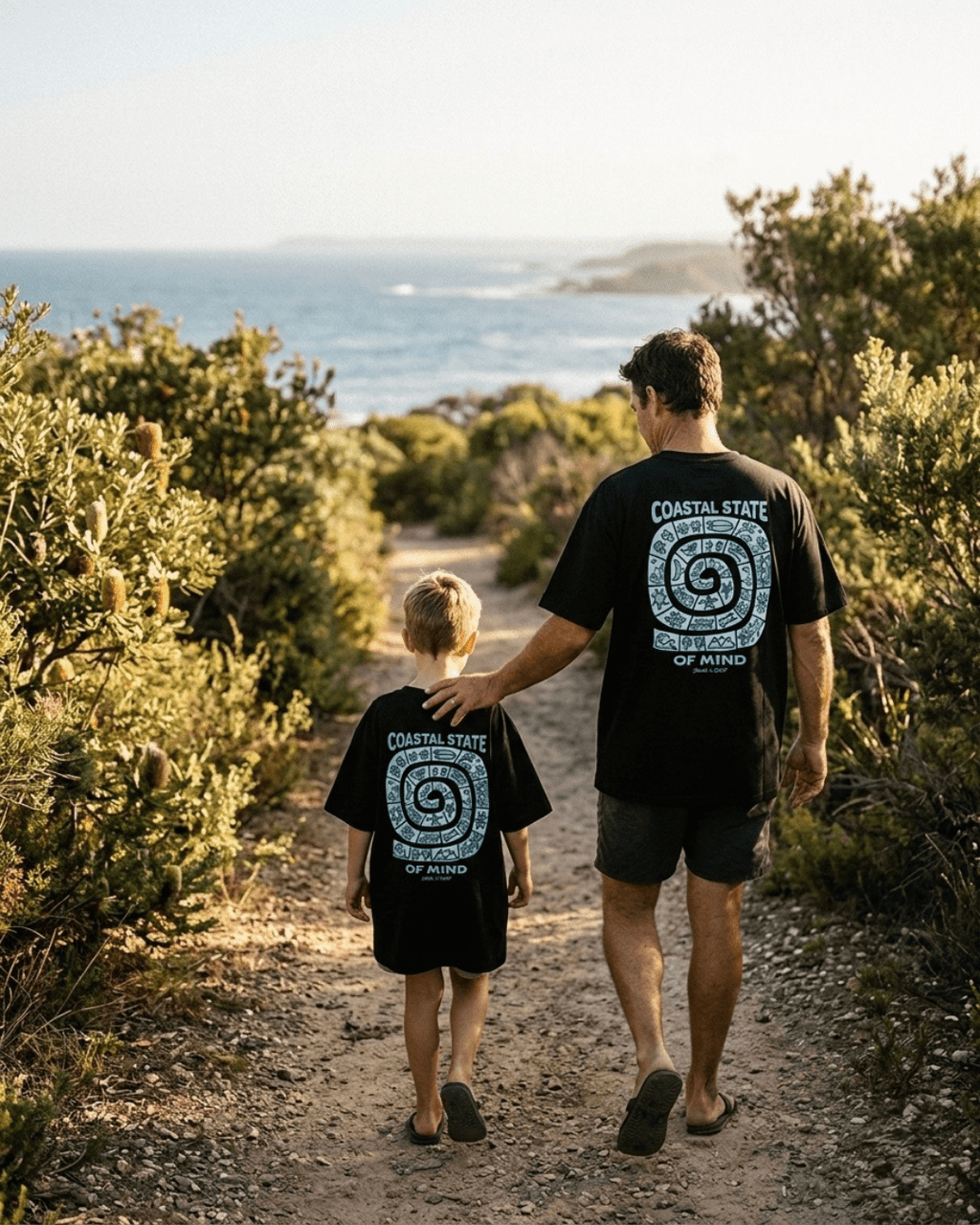 Coastal State of Mind Tee (Adults) - SAND N SALT