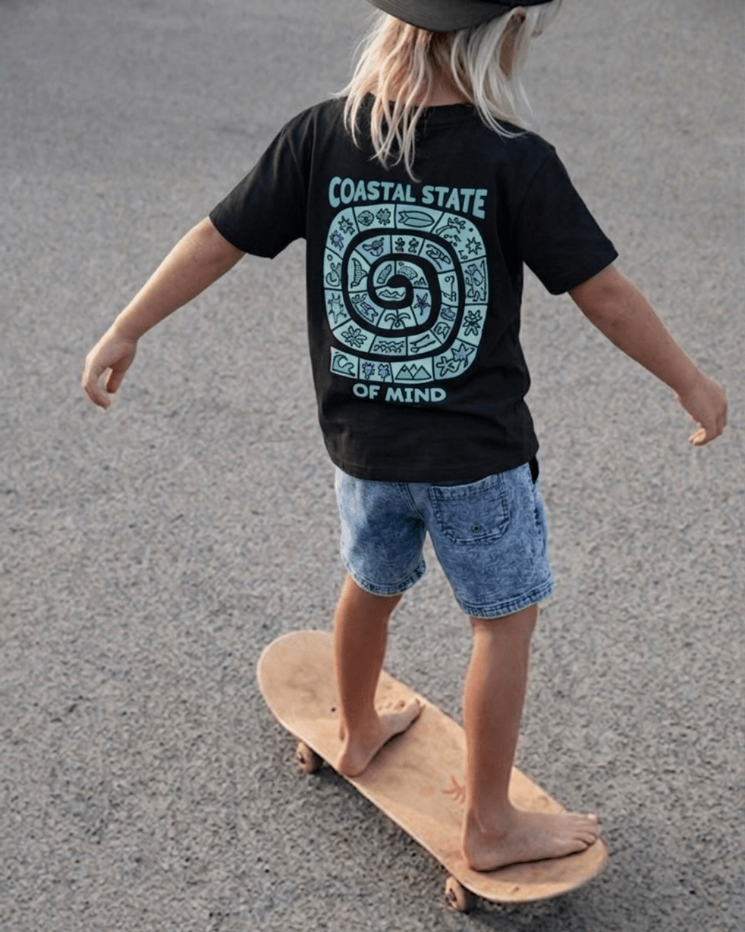 Coastal State of Mind Tee (Kids) - SAND N SALT