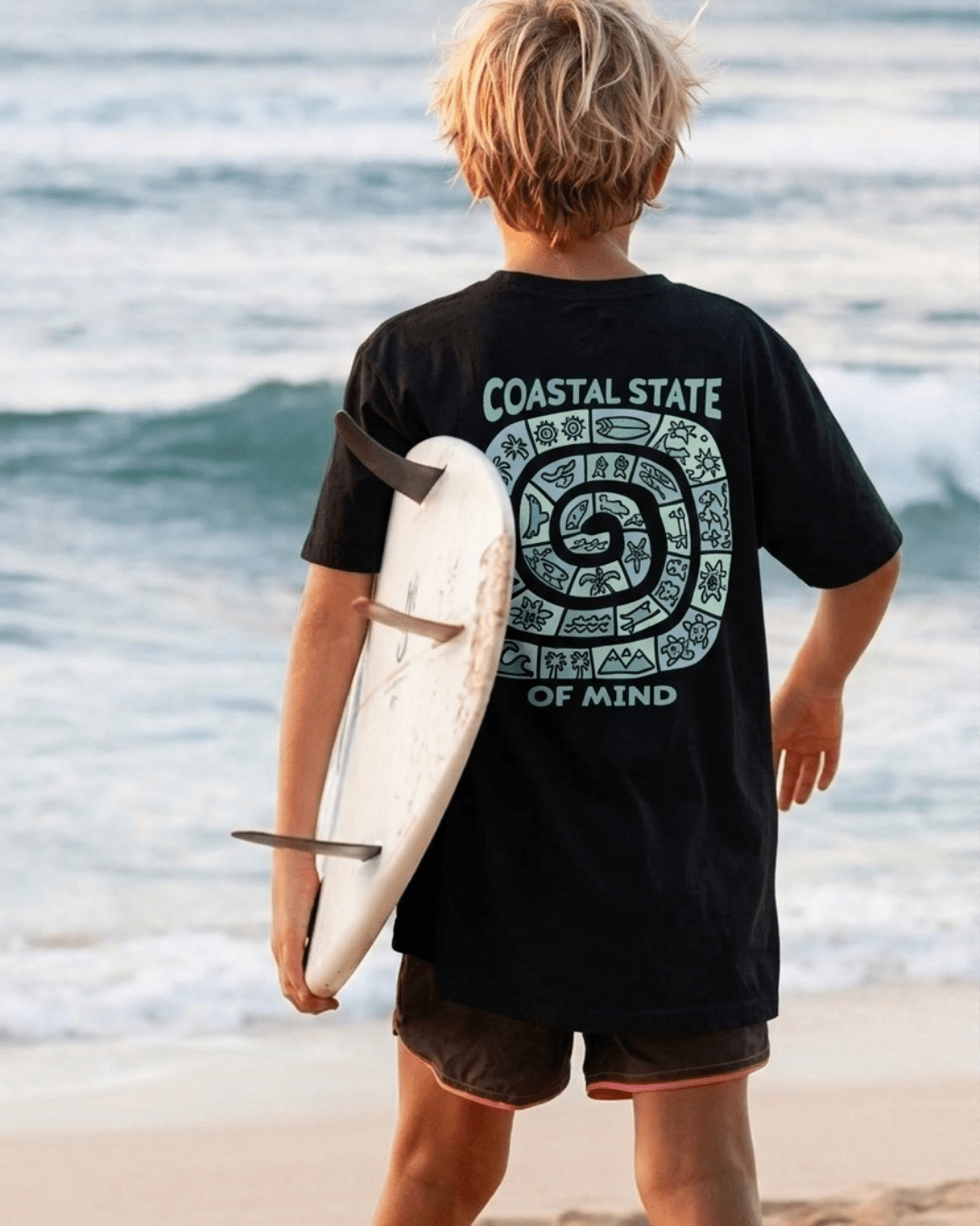 Coastal State of Mind Tee (Kids) - SAND N SALT