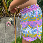 Flower Power Recycled Kids Boardshorts - SAND N SALT