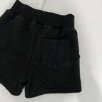 Good Vibe Tribe Kids Black Fleece Shorts - SAND N SALT