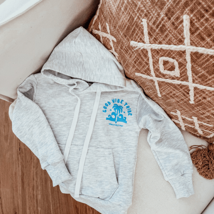 Grey Marle Hooded Jumper – Good Vibe Tribe - SAND N SALT