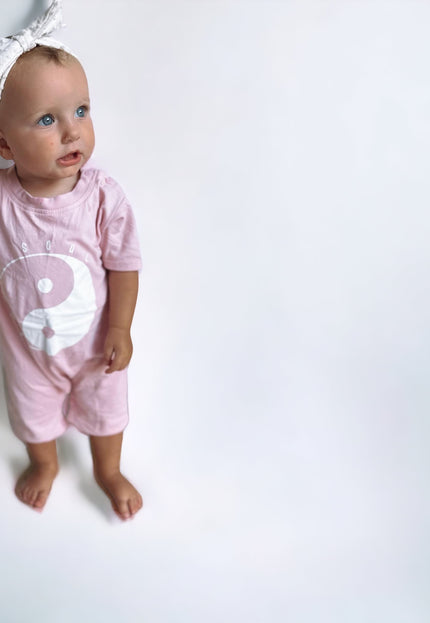 SALTY SOUL ROMPER WASHED PINK - KIDS
