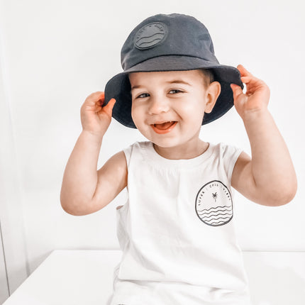 Black Vibe kids bucket hat