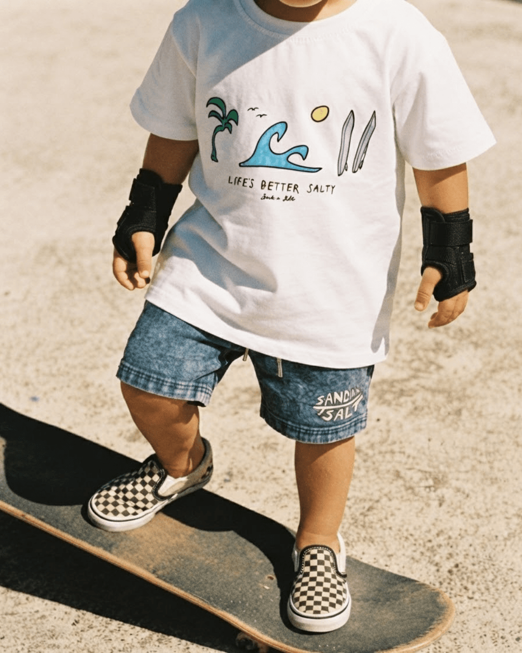 Life’s Better Salty Tee (White) - SAND N SALT