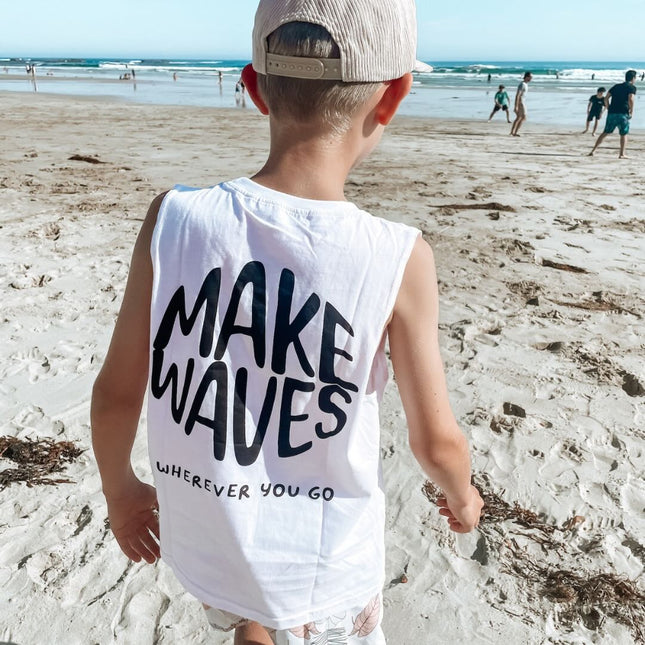 Make Waves Tank Top- Kids