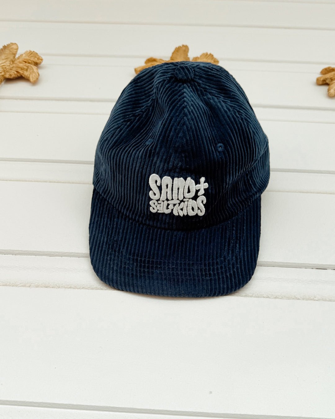 Navy Kids Cord Cap – Adjustable - SAND N SALT