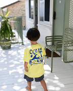 Ocean Born Tee (Lime Green) - SAND N SALT