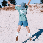 Ocean Dreams Sage Kids Tshirt - SAND N SALT