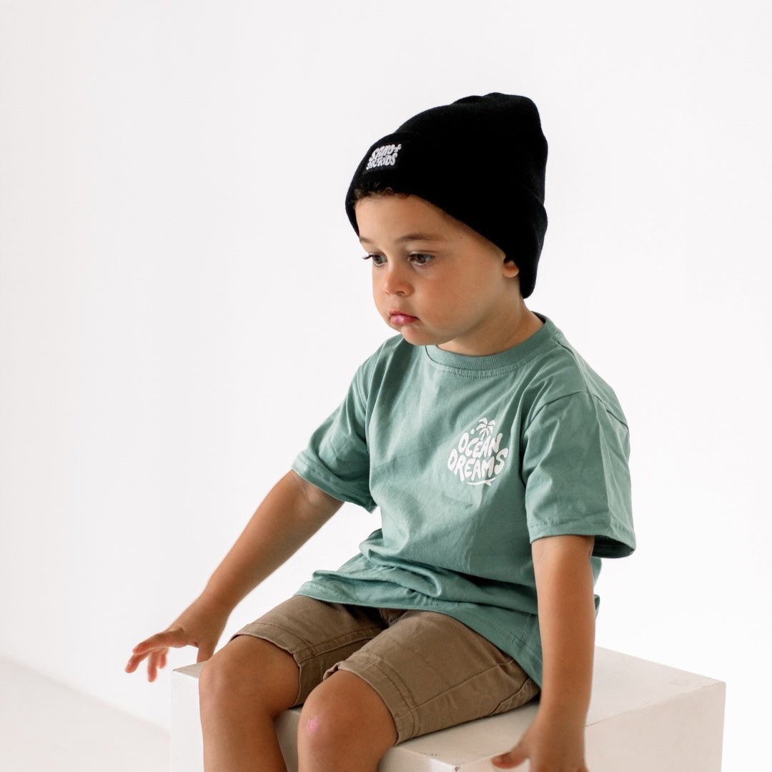 Ocean Dreams Sage Kids Tshirt - SAND N SALT
