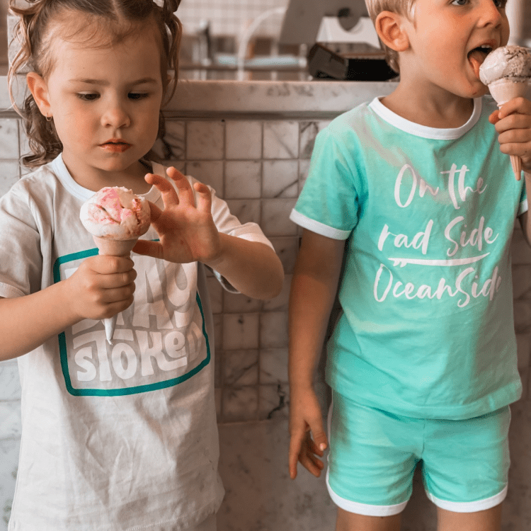On The Rad Side Tshirt Shorts Set - Toddler/ kids - SAND N SALT