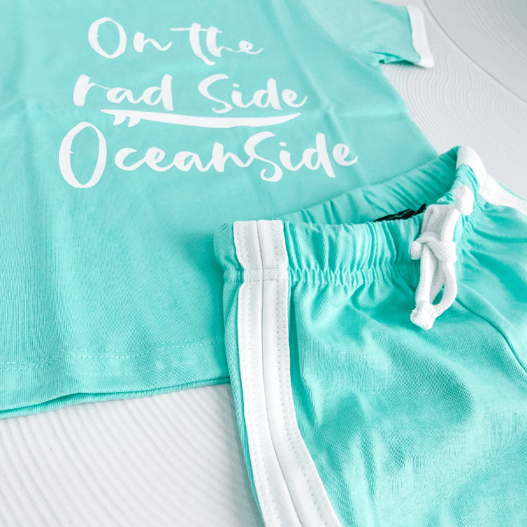 On The Rad Side Tshirt Shorts Set - Toddler/ kids - SAND N SALT