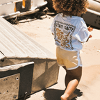 Retro Kids Shorts - Butter - SAND N SALT
