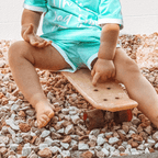 Retro Shorts Kids - Aqua - SAND N SALT