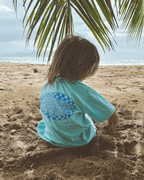 Salty Kids Surf Club Tee (Aqua Blue) - SAND N SALT