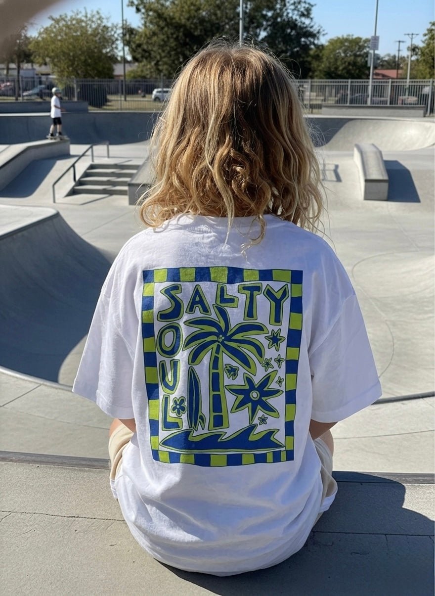 Salty Soul Tee - White - SAND N SALT