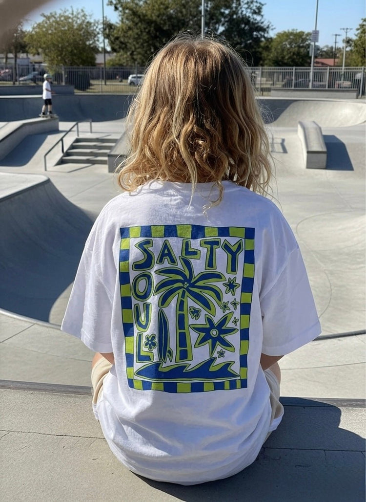 Salty Soul Tee - White - SAND N SALT