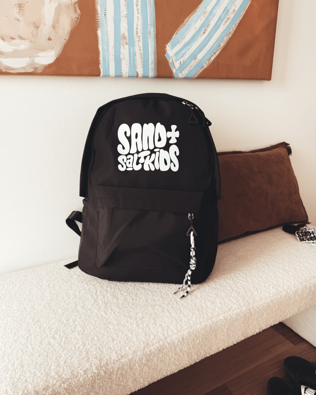 Sand + Salt Kids Backpack (Black) - SAND N SALT