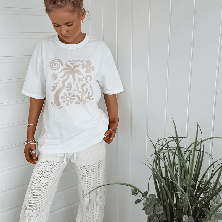 Soul Womens Oversized Tshirt - SAND N SALT