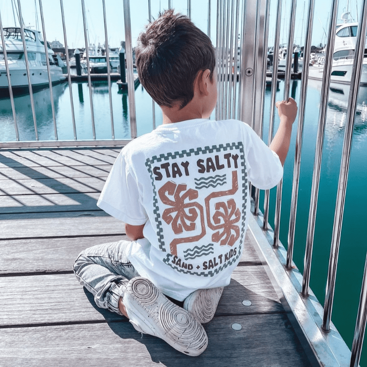Stay Salty Kids Tshirt - SAND N SALT