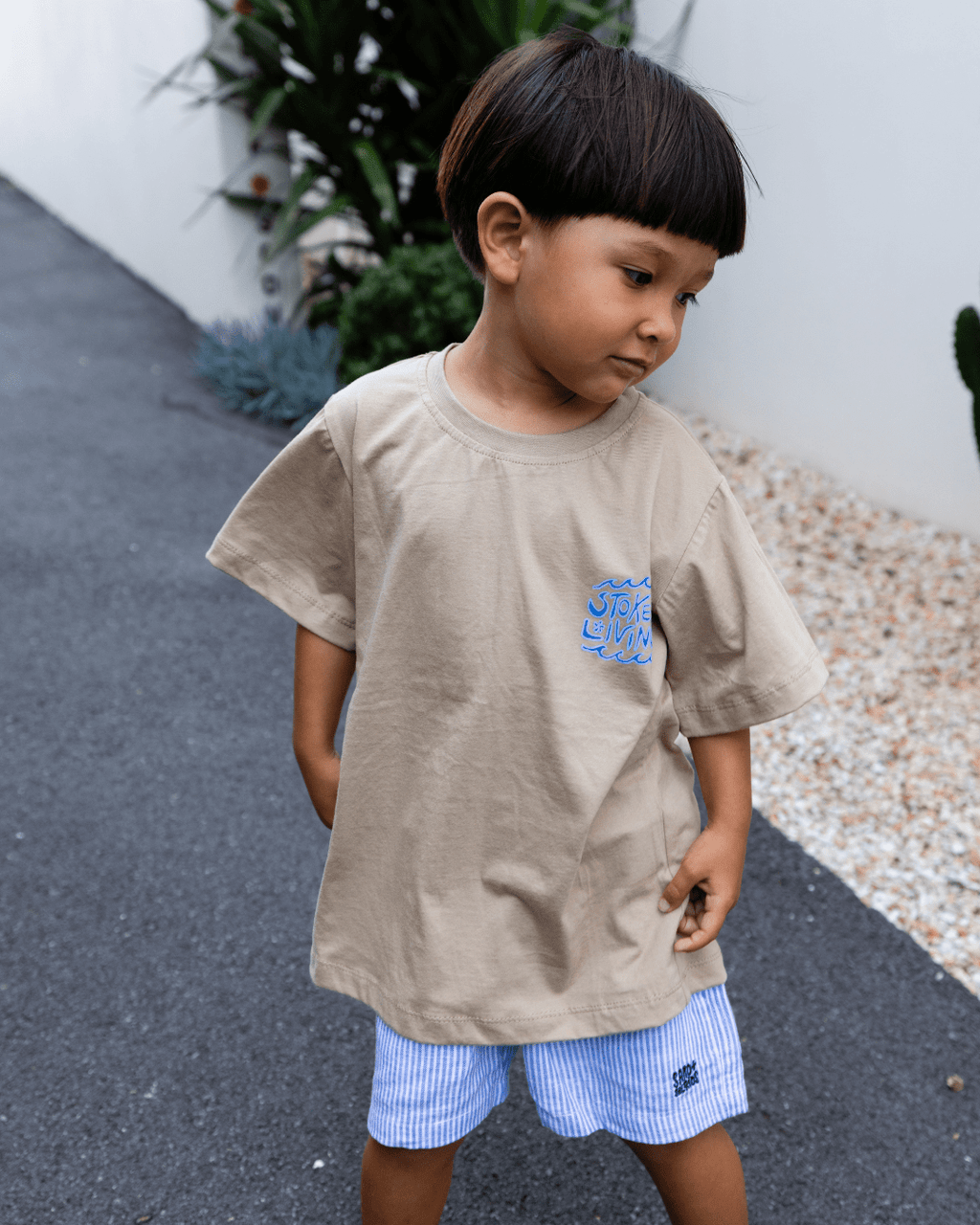 Stoked Living Tee - SAND N SALT
