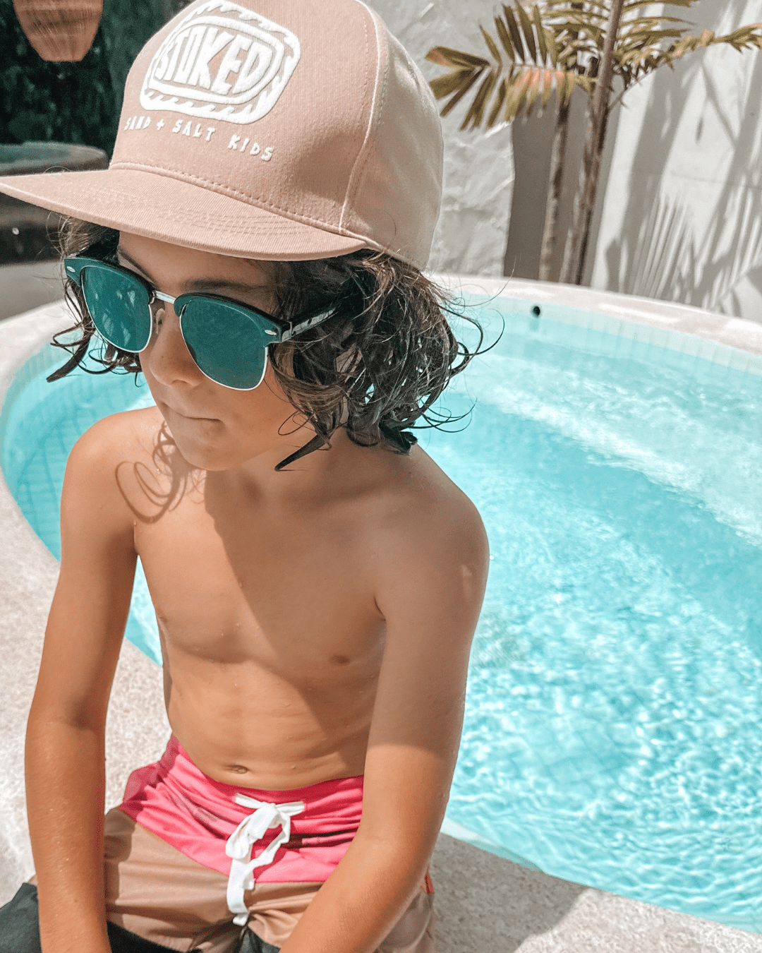 Stoked Snapback Cap Kids - SAND N SALT