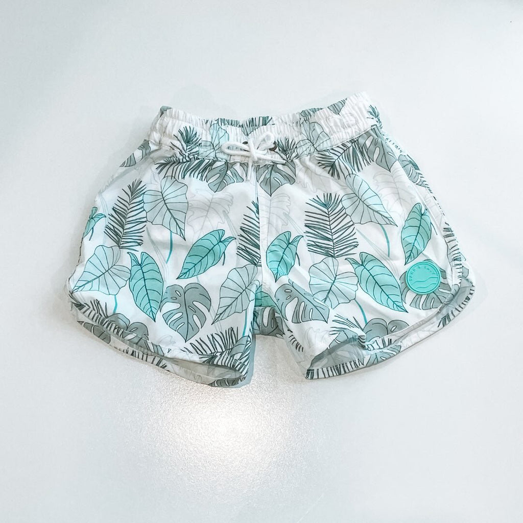 Tropical Green Kids Boardshorts - SAND N SALT