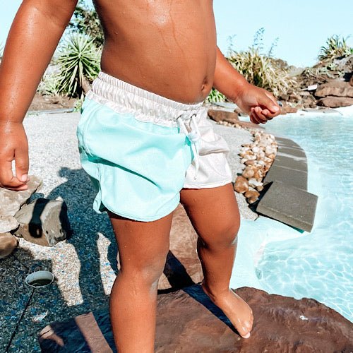 Two Tone Kids Recycled Boardshorts - SAND N SALT