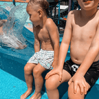 Wavey Vibes Kids Recycled Boardshorts - SAND N SALT