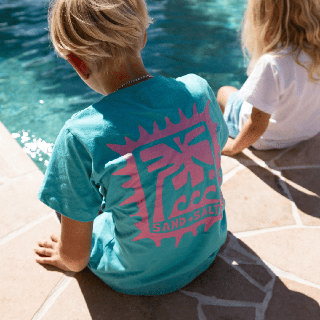 Zest Tee – Emerald Green Kids Toddler Quality Surfwear – SAND N SALT