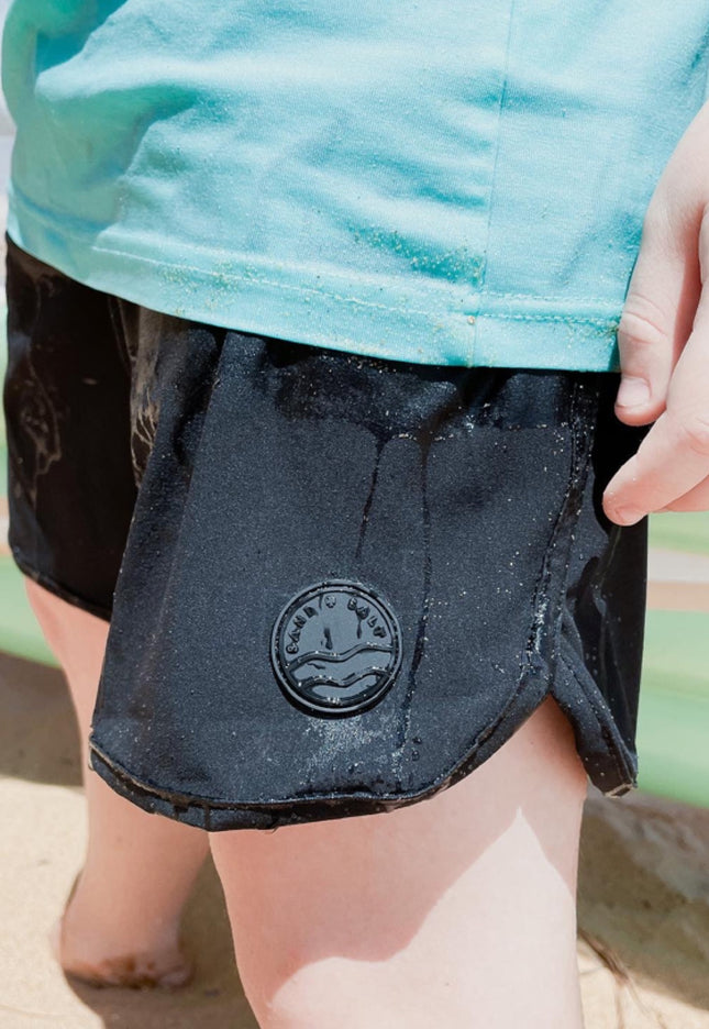 Black Vibe boardshorts - SAND N SALT Kids clothing australia clothing& fashion surf clothes women’s beach clothes women’s surf clothes kids surf clothes kids beach clothes kids skate clothes kids skate tee kids surf tshirt cotton on kids ghanda rip curl industrie kids salty shreds vintage wash kids Trendy kids clothes 