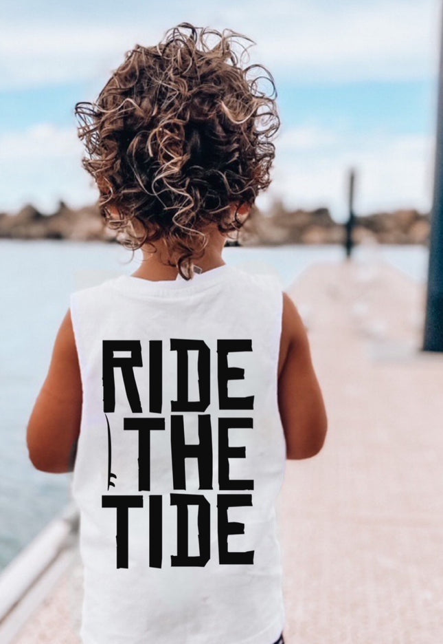 Ride the ride Raw Tank - SAND N SALT Kids surf skate clothing from groms kids clothing australia clothing & fashion  Toddlers kids fashion adults grom little grom handmade affordable kids fashion Women’s fashion men’s sand n salt kids
