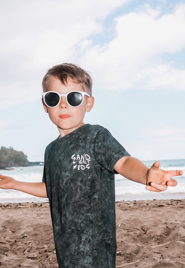Rad Times Acid wash tee - SAND N SALT 