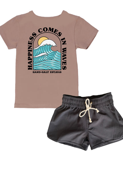 Black Vibe boardshorts - SAND N SALT Kids clothing australia clothing& fashion surf clothes women’s beach clothes women’s surf clothes kids surf clothes kids beach clothes kids skate clothes kids skate tee kids surf tshirt cotton on kids ghanda rip curl industrie kids salty shreds vintage wash kids Trendy kids clothes