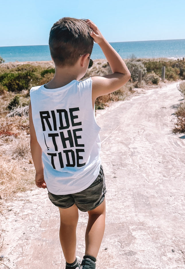 Ride the tide Raw Tank Sz1