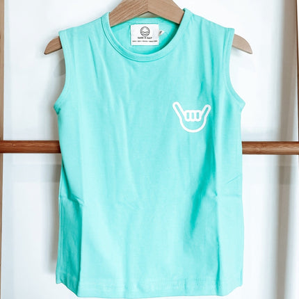 Shaka muscle tank - SAND N SALT Kids clothing australia surf clothes beach clothes kids beach clothes kids skate clothes kids skate tee kids surf tshirt cotton on kids ghanda industrie kids salty shreds vintage wash kids Trendy kids clothes Buy kids clothing online Shop Kids, Teen & Baby clothes.Surf skate clothing for the whole family! Fun, Fabulous and Fashionable Clothes and Accessories for Your Baby and Kids